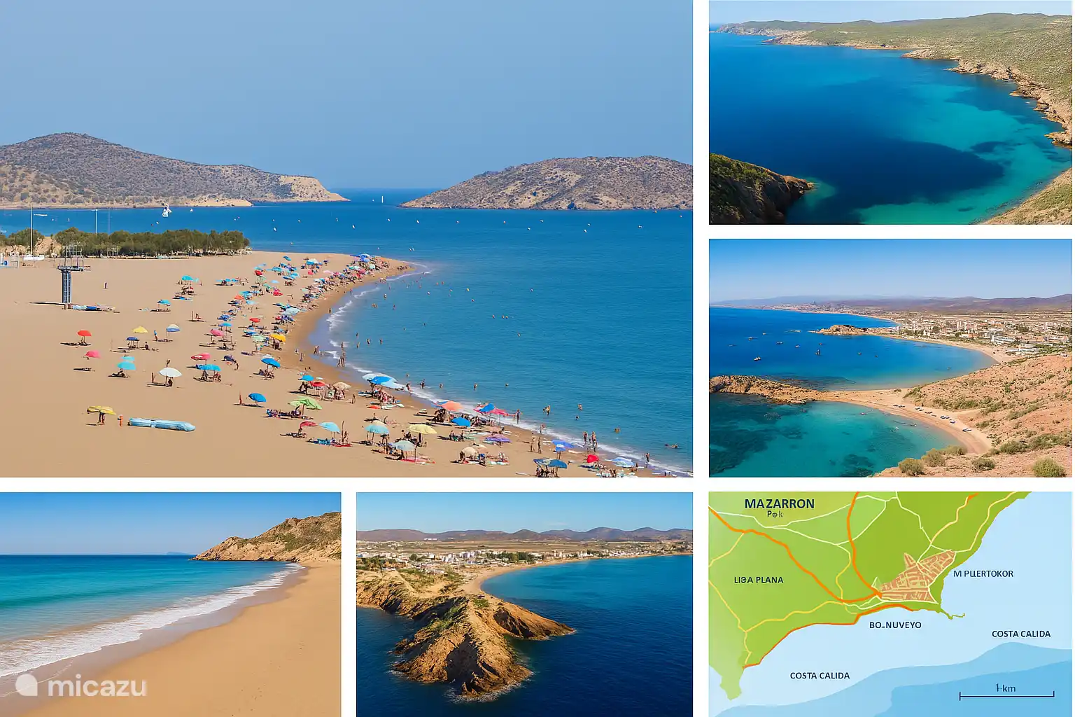 Die schönen, noch unberührten Strände 8 km vom Ferienhaus entfernt