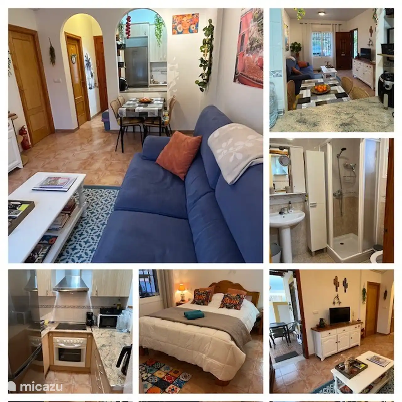 Haus eingerichtet in einer gemütlichen spanischen Atmosphäre