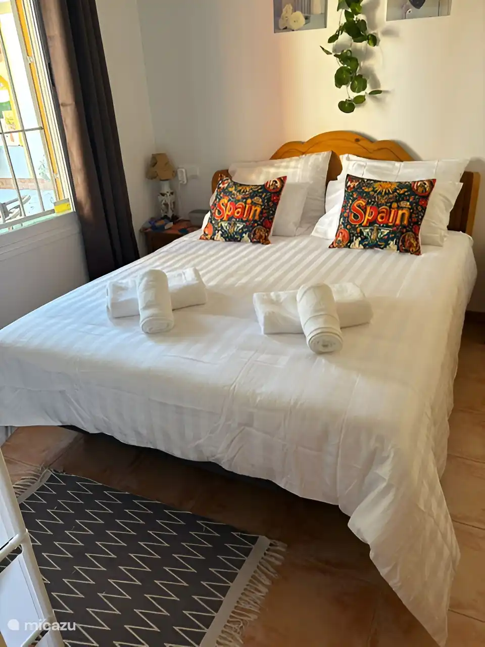 comfortabel tweepersoons bed