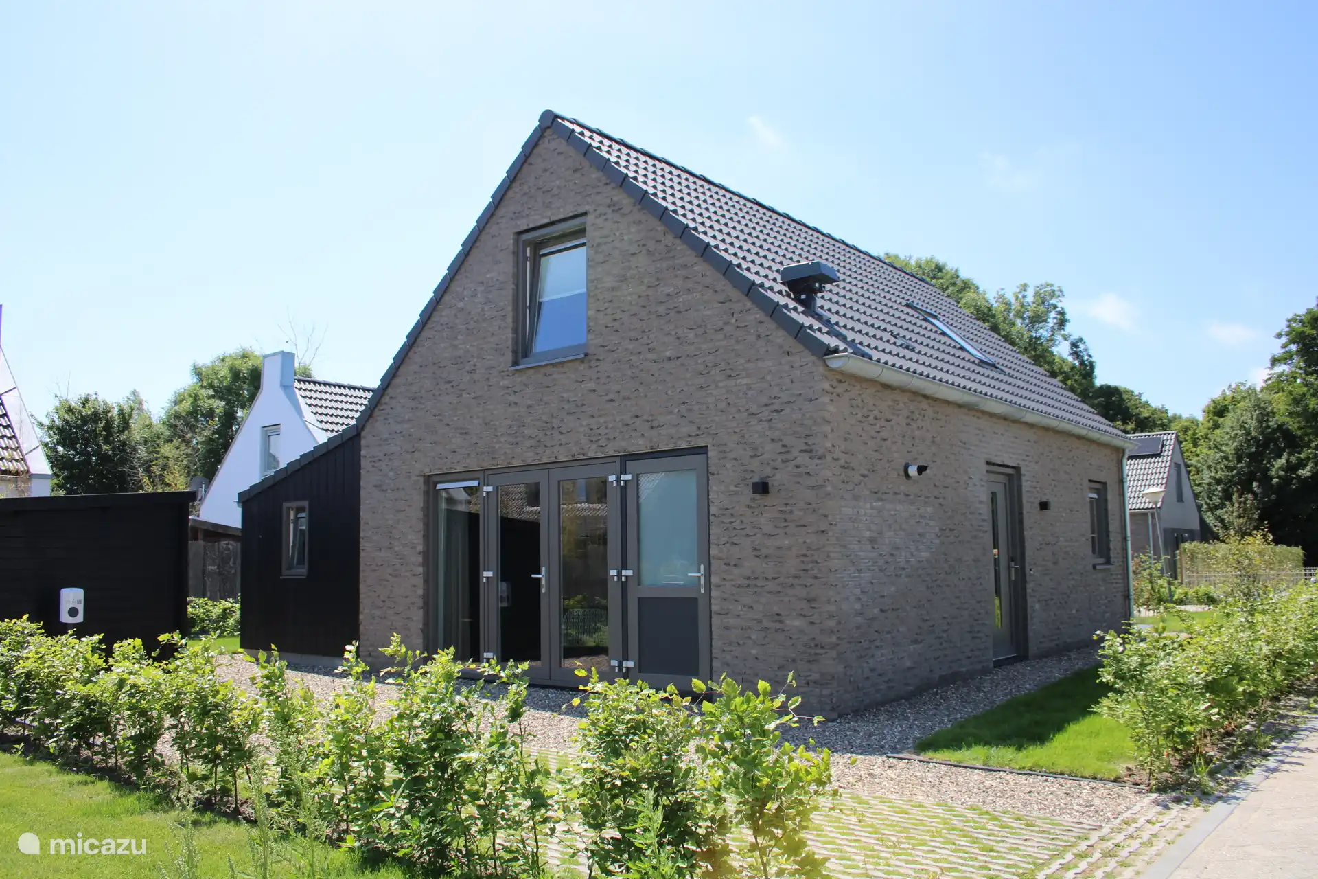 Vorderseite des Ferienhauses