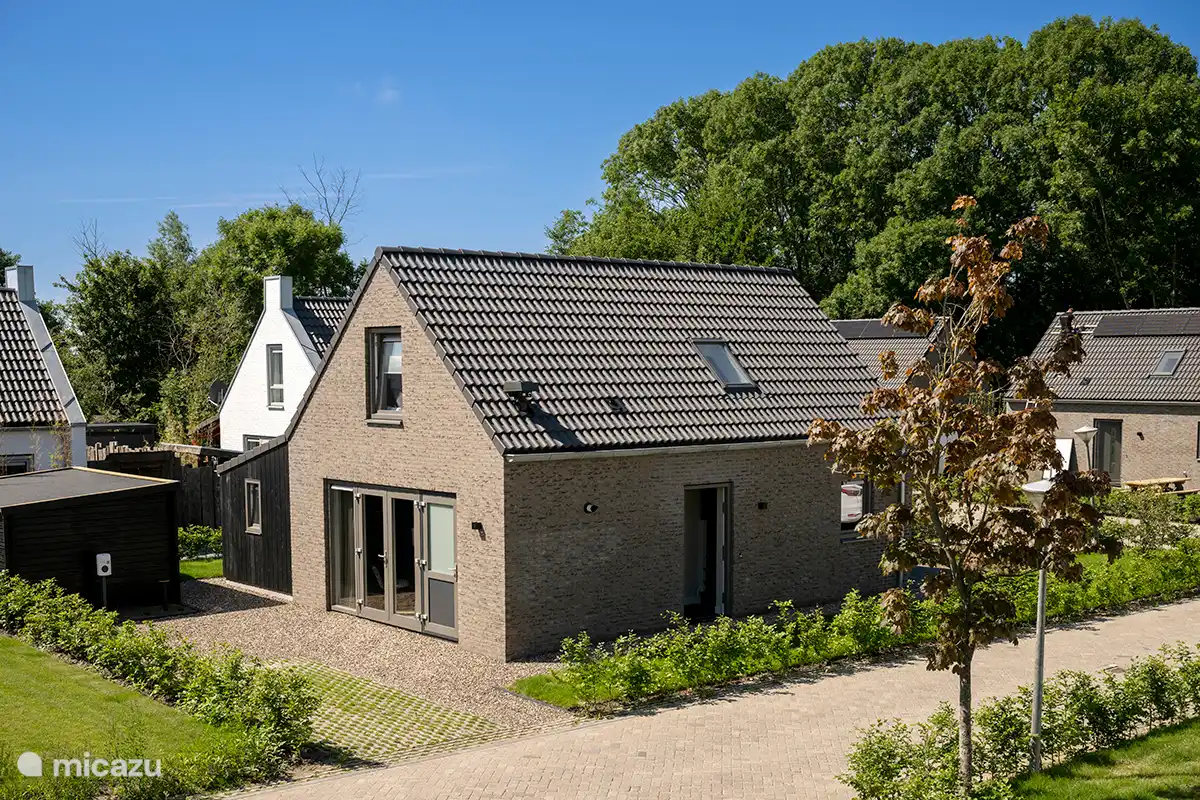 Vorderseite des Ferienhauses