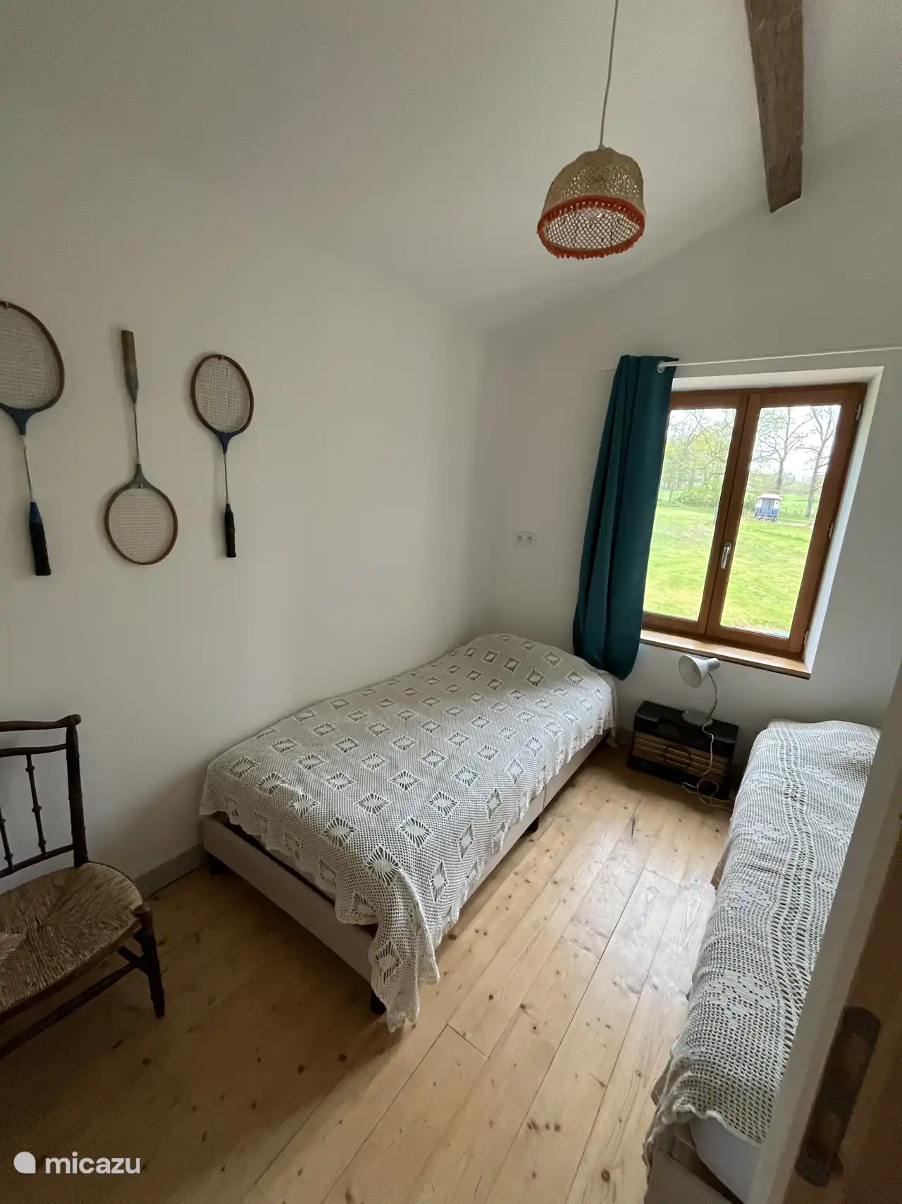 Drittes Schlafzimmer mit 2 Einzelbetten