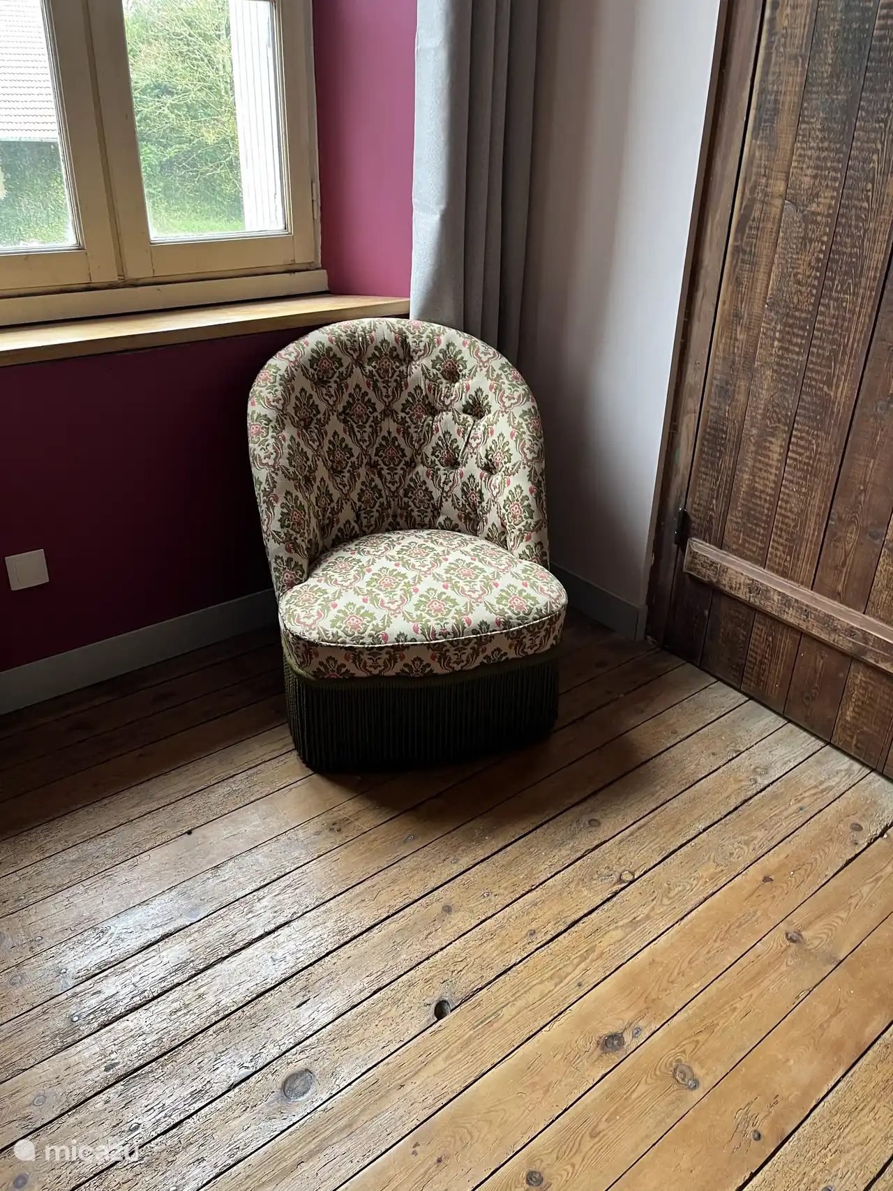 Detail rosa Schlafzimmer