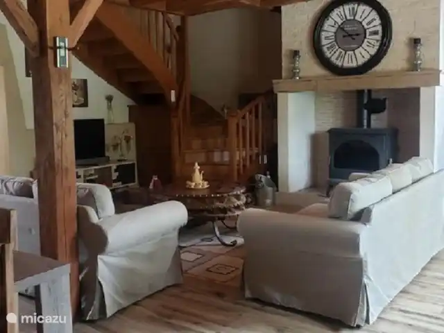 Maison de Causse huren in Frankrijk, Lot, Montfaucon - vakantiehuis De living