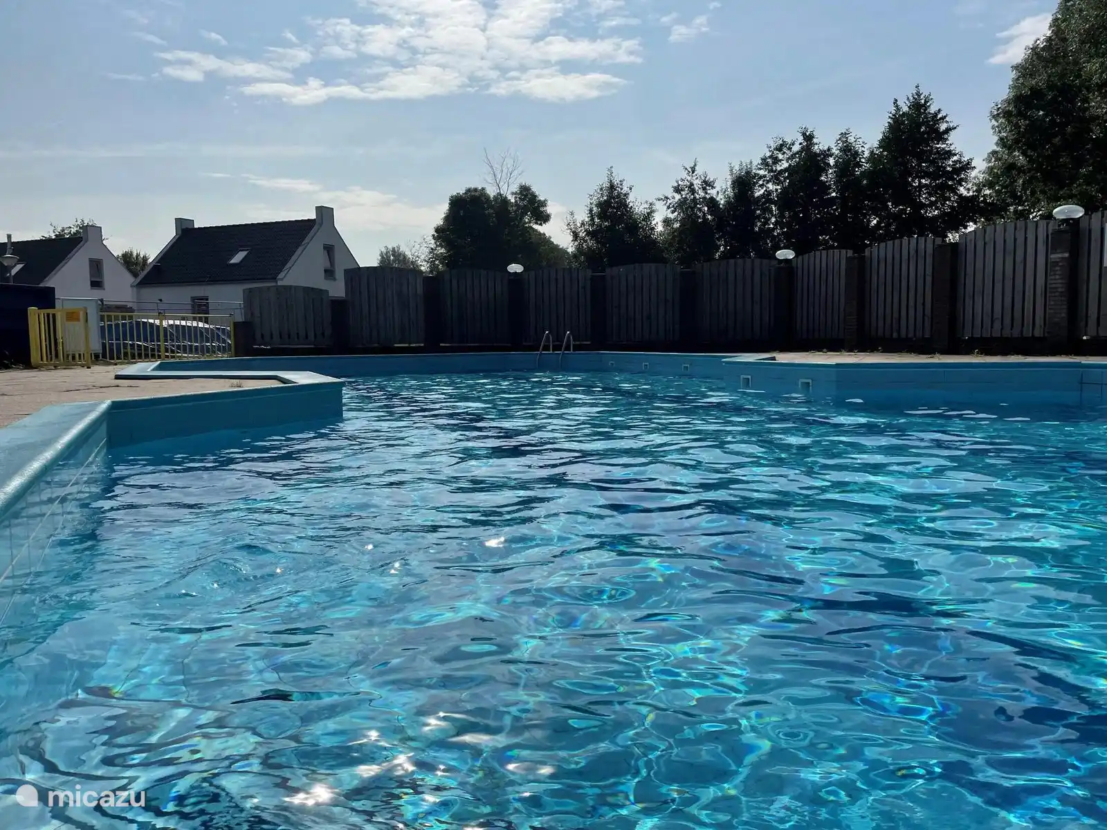 Communal swimming pool holiday park