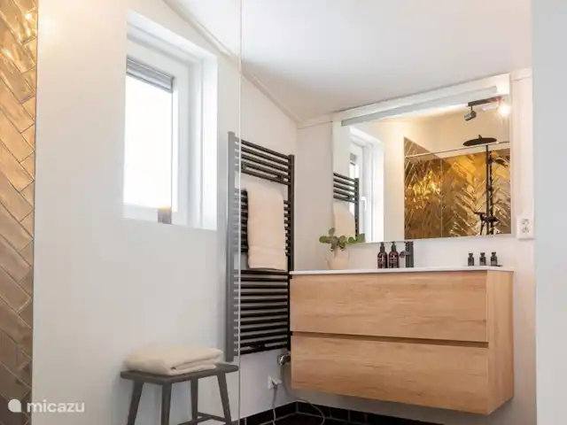 Rêver dans les dunes | Pays-Bas, Hollande du Nord, Saint Martin - maison de vacances Salle de bain (attenante) au rez-de-chaussée