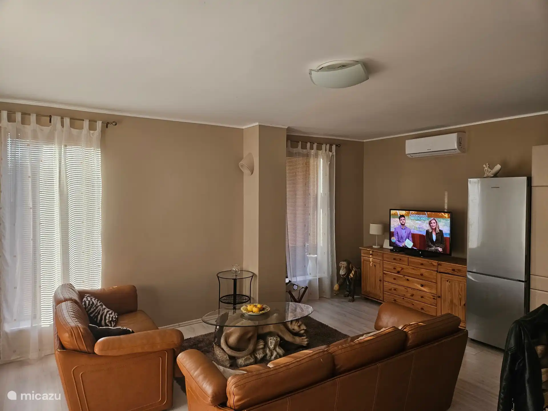 Sala de TV con TV holandesa y aire acondicionado