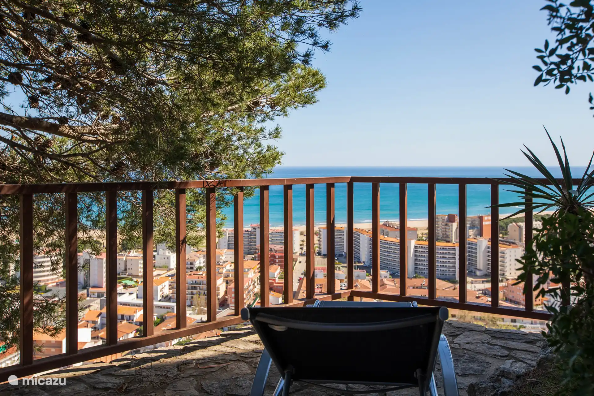 Balkon / terras met uitzicht