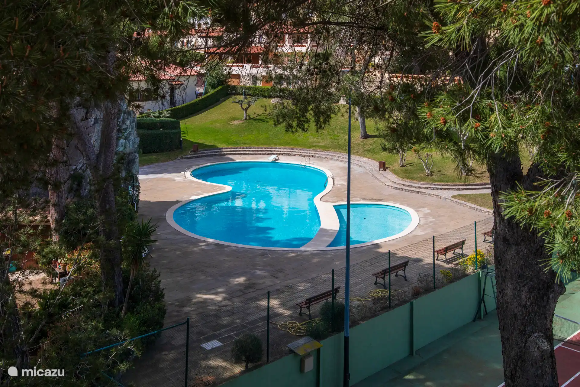 Groot gedeeld zwembad