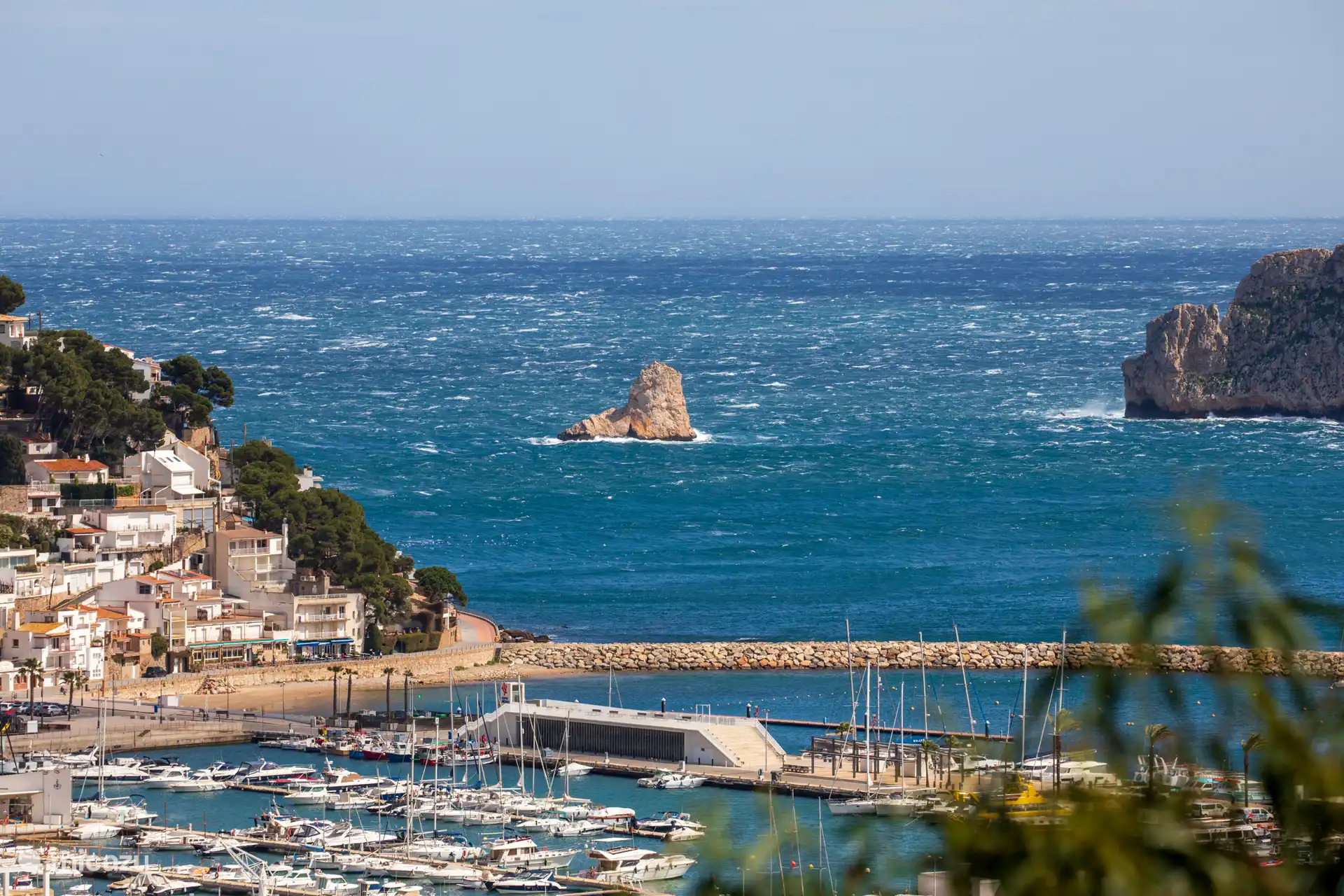 Uitzicht op de haven van L'Estartit