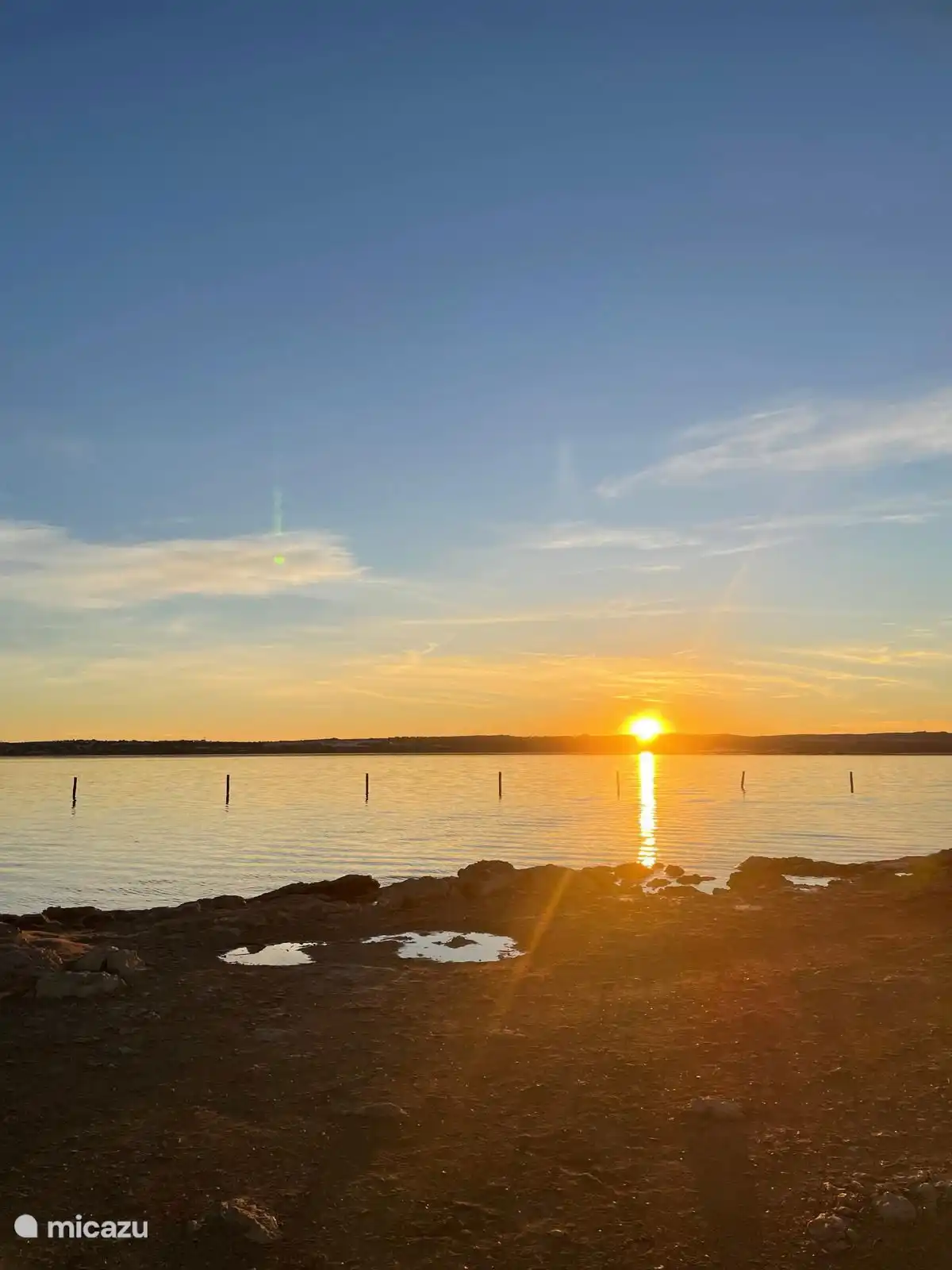 The beach is only 5 km away from the accommodation.