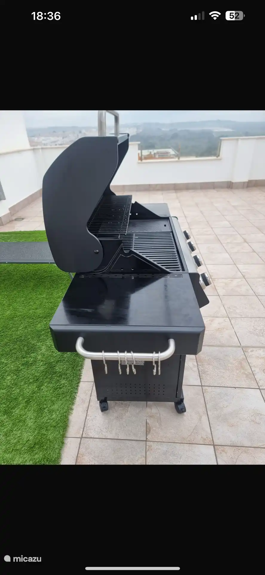 Barbecuing with a vieuw!