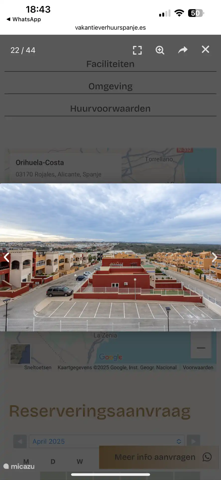 The amazing view from the roof terrace. 