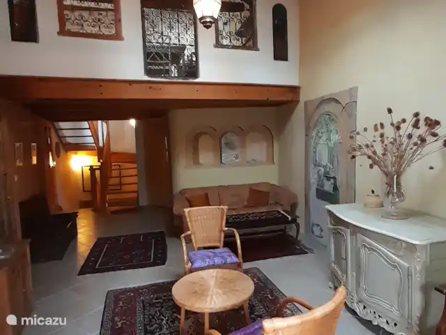 'Nenuphar' Huis in Marseillan huren in Frankrijk, Hérault, Marseillan - vakantiehuis Woonkamer eerste verdieping kijkend naar trap