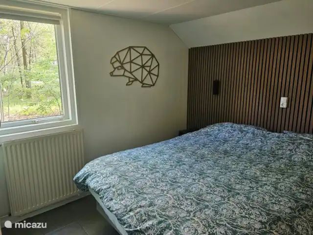 Erizo de la Casa del Bosque en Países Bajos, Limburgo, Stramproy - bungaló el erizo se puede ver en todas partes de la casa