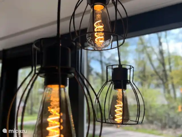 Erizo de la Casa del Bosque en Países Bajos, Limburgo, Stramproy - bungaló Iluminación atmosférica