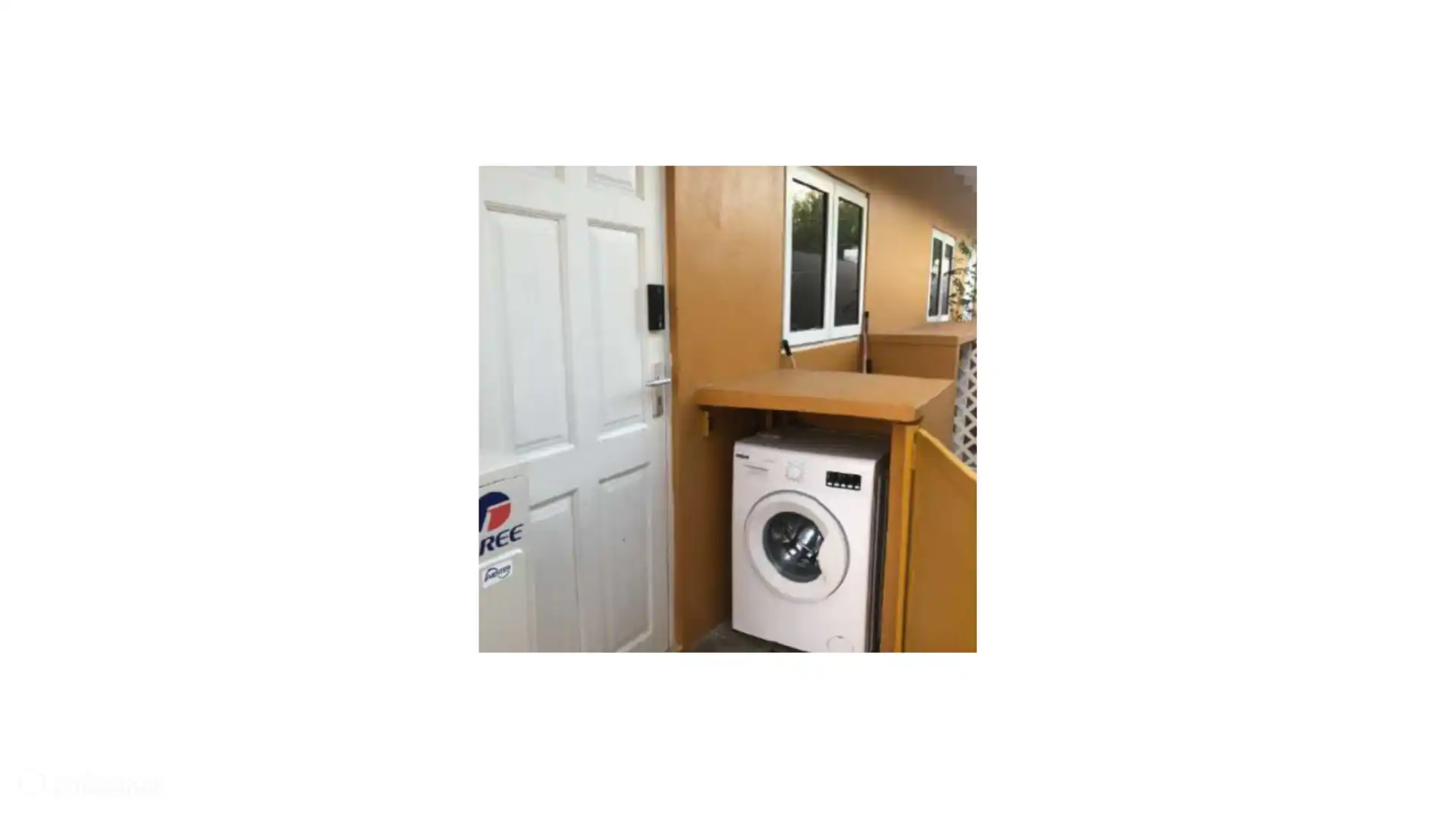 Le lave-linge privé.