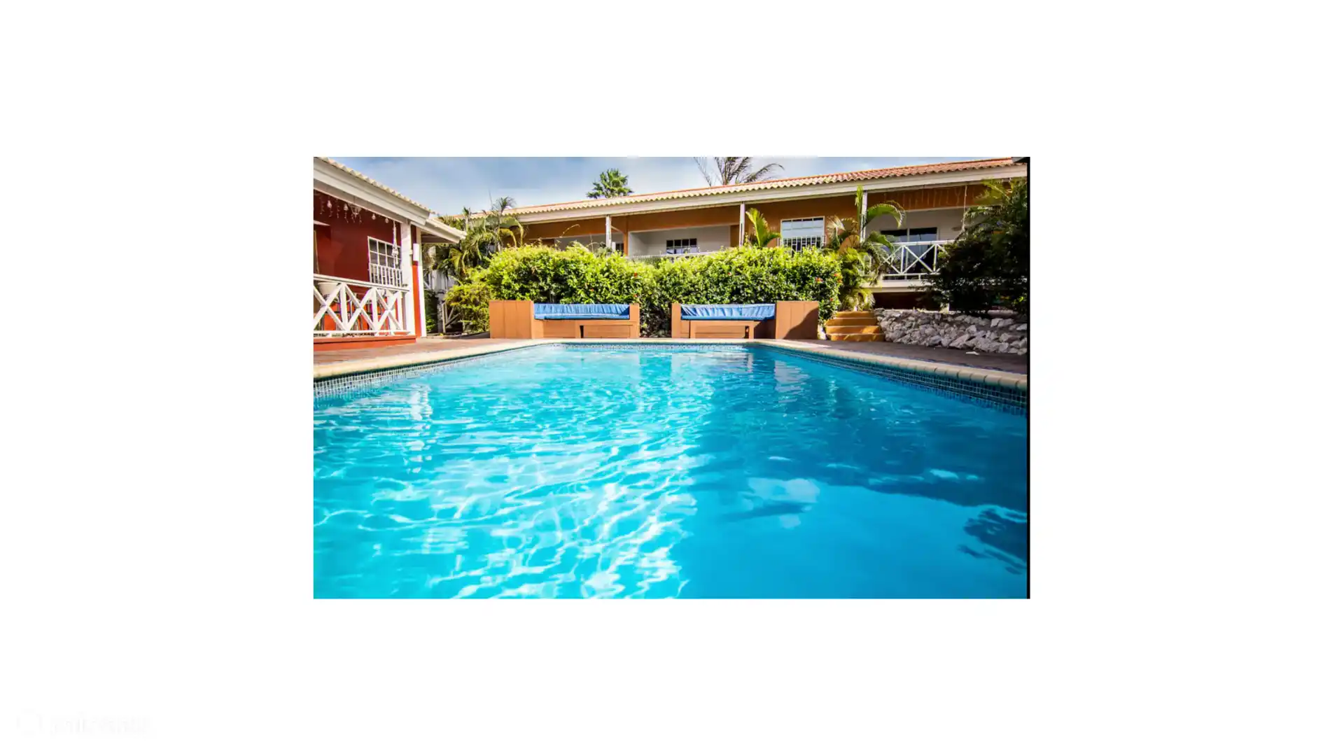 L’espace piscine partagé. 