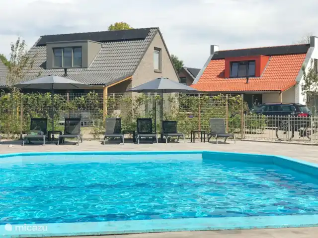 À l’extérieur au bord de la mer | Pays-Bas, Hollande du Nord, Saint Martin - maison de vacances Piscine communale parc de vacances