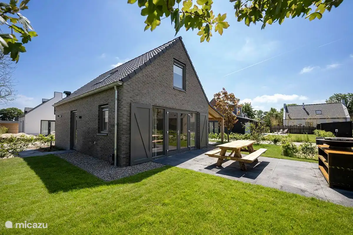 Rückseite des Ferienhauses