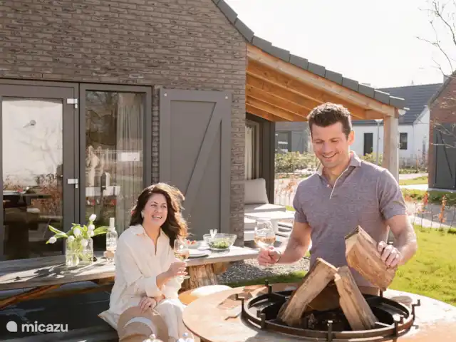 À l’extérieur au bord de la mer | Pays-Bas, Hollande du Nord, Saint Martin - maison de vacances Table de pique-et BBQ