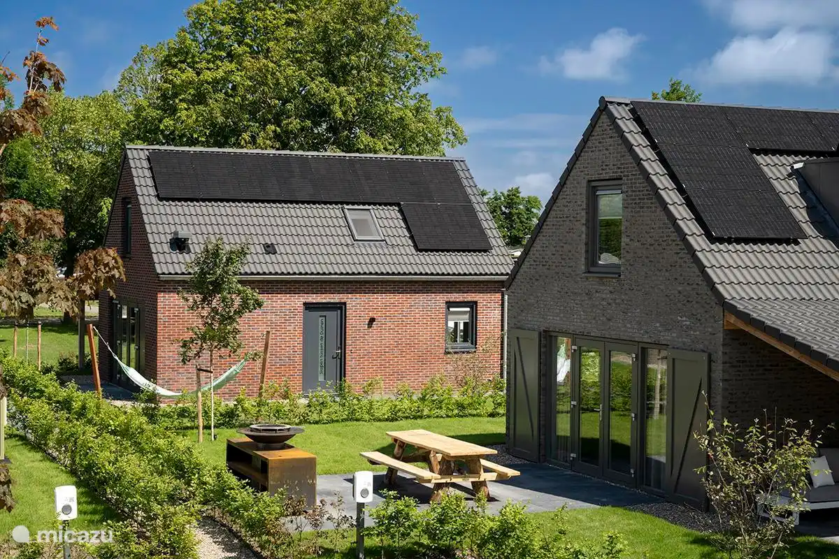 Rückseite des Ferienhauses