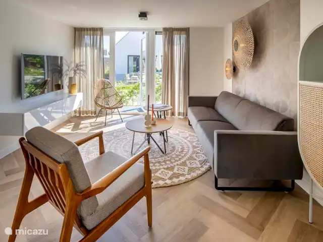 À l’extérieur au bord de la mer | Pays-Bas, Hollande du Nord, Saint Martin - maison de vacances Salon
