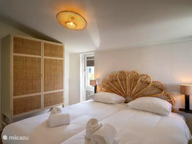 À l’extérieur au bord de la mer | Pays-Bas, Hollande du Nord, Saint Martin - maison de vacances Chambre au rez-de-chaussée (salle de bain attenante)