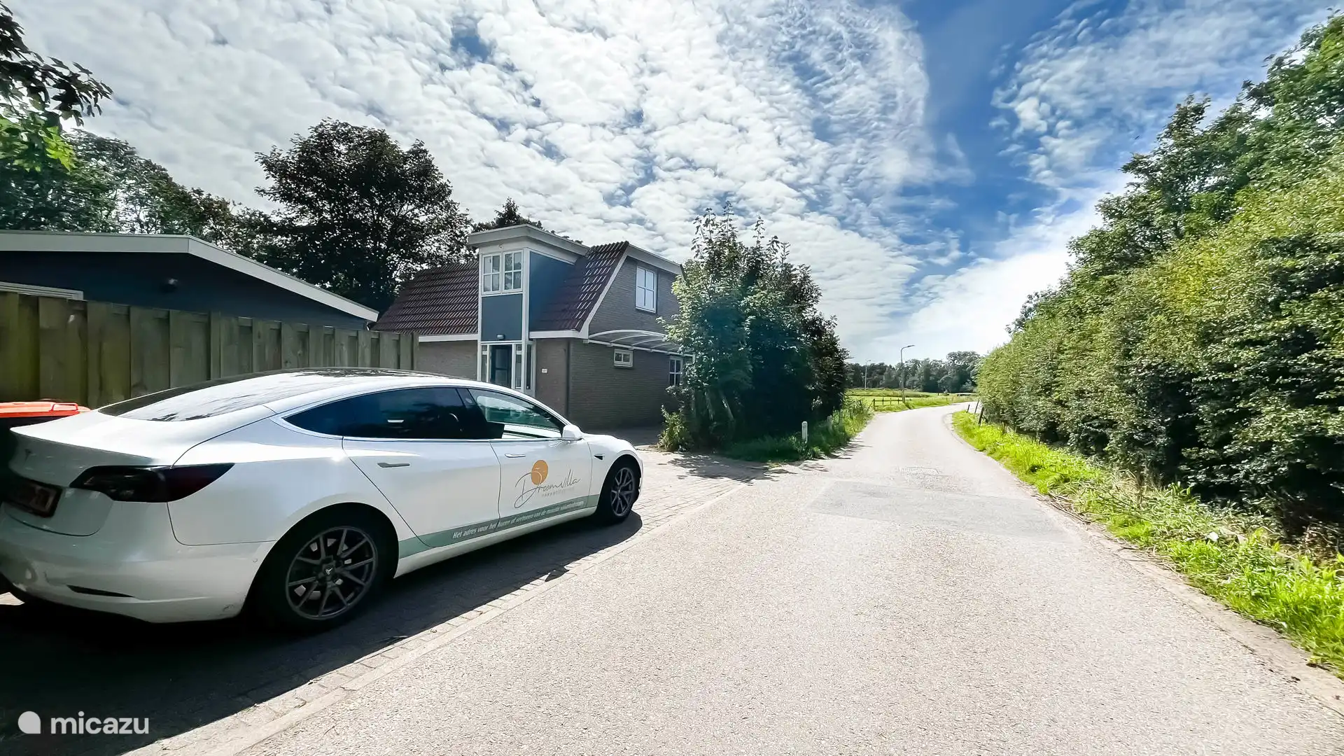 Vorderseite des Ferienhauses