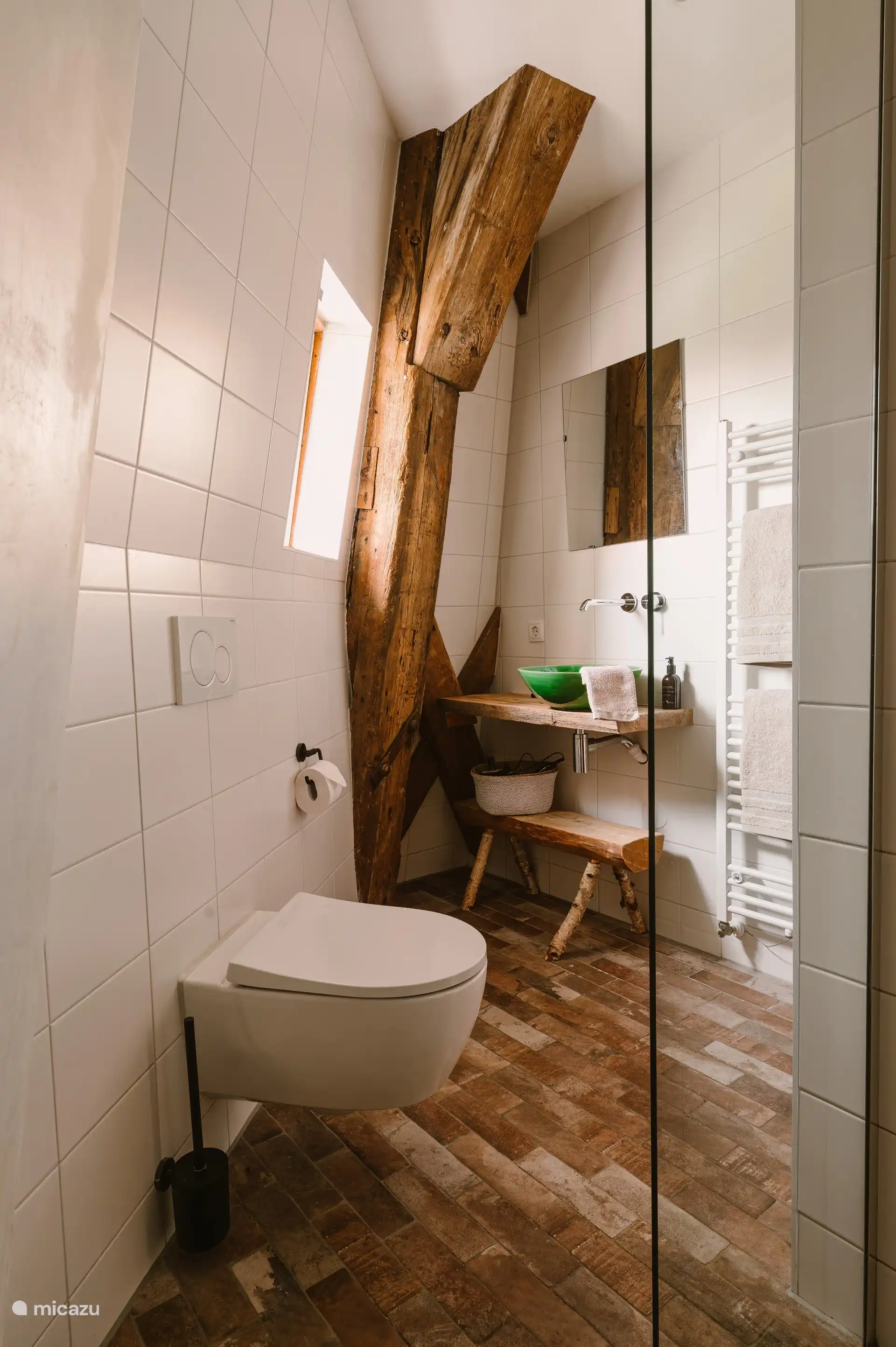 Bathroom located on the 1st floor