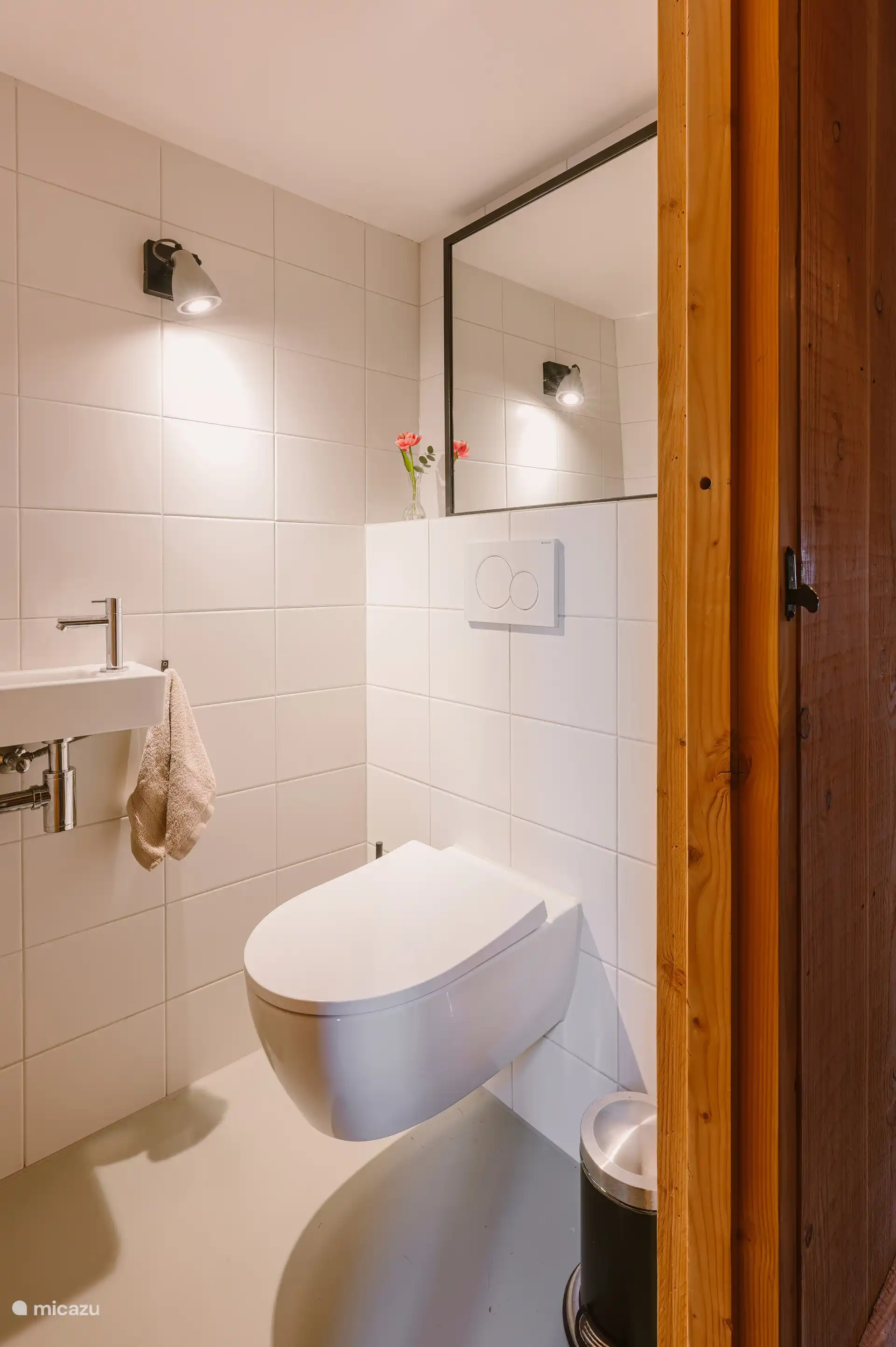 Toilet located on the ground floor