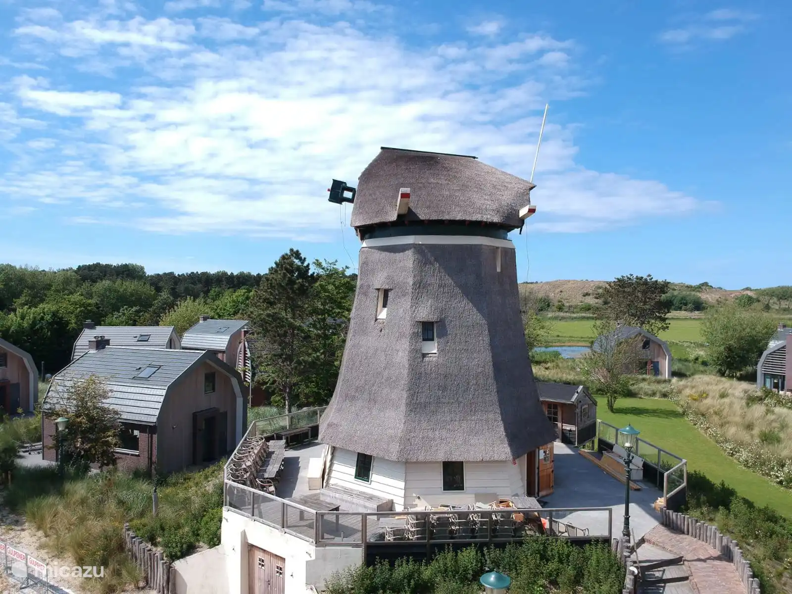 The Mill of Egmond in Netherlands, North Holland, Egmond a / d Hoef - mill