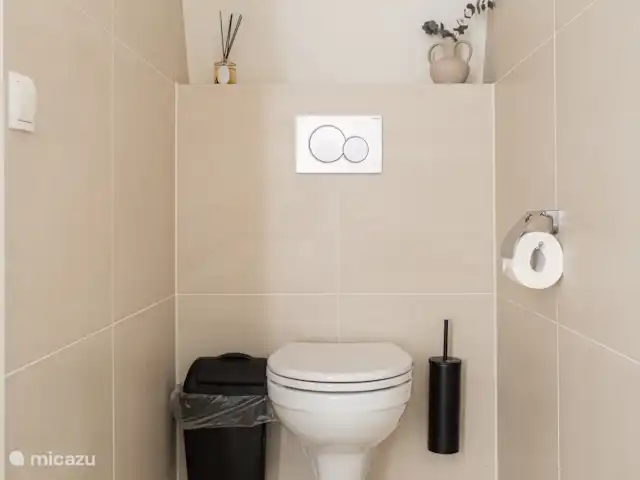 Vue du moulin | Pays-Bas, Hollande du Nord, Egmond aan den Hoef - maison de vacances WC séparé au rez-de-chaussée et au 1er étage