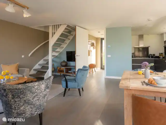 Vue du moulin | Pays-Bas, Hollande du Nord, Egmond aan den Hoef - maison de vacances Salon