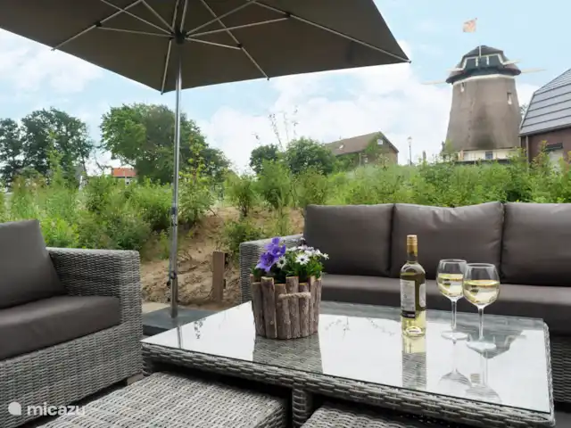 Vue du moulin | Pays-Bas, Hollande du Nord, Egmond aan den Hoef - maison de vacances Ensemble de salon