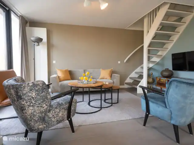 Vue du moulin | Pays-Bas, Hollande du Nord, Egmond aan den Hoef - maison de vacances Salon