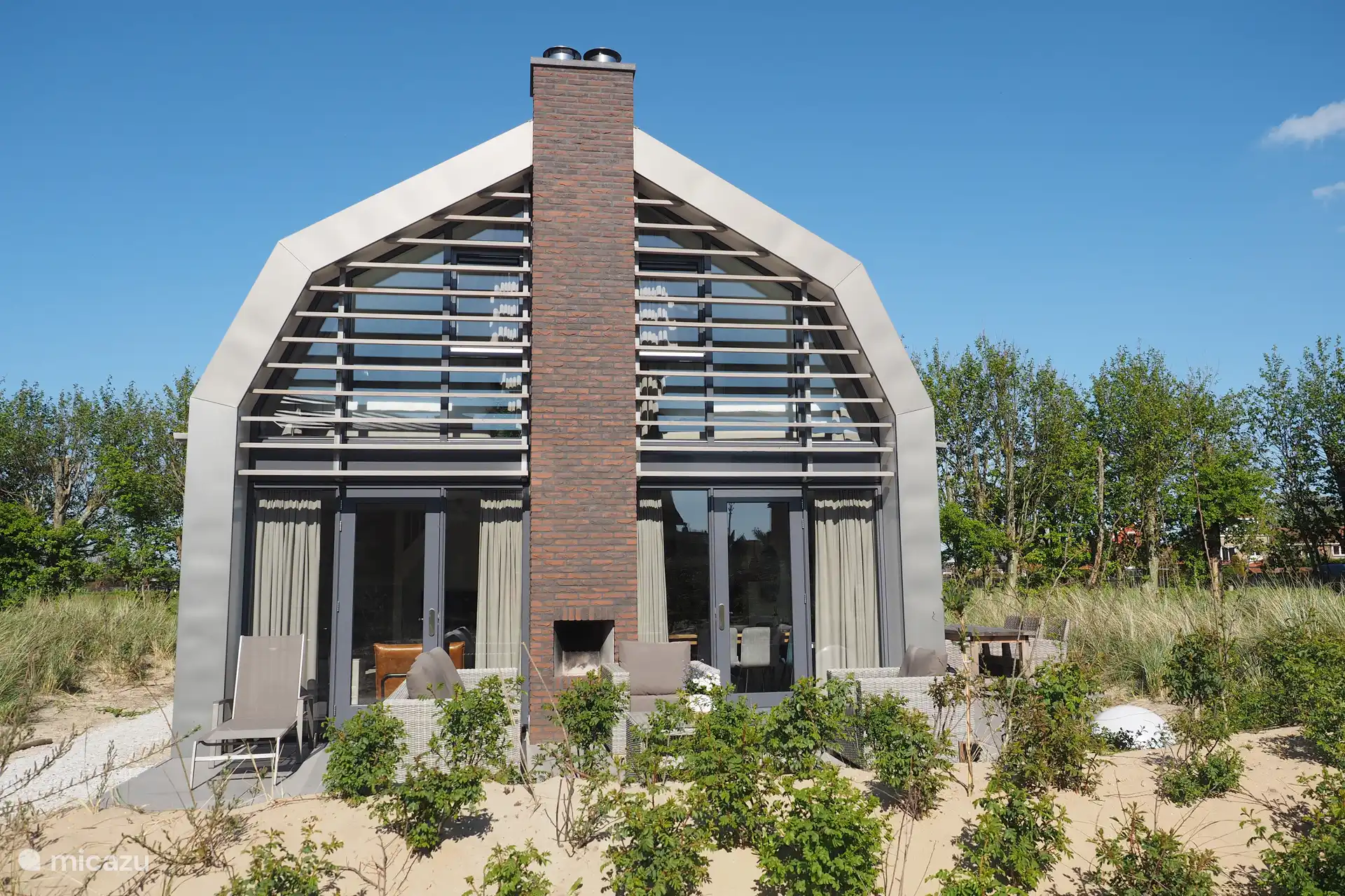 Rear of the holiday home