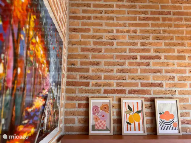 Villa Frans | Pays-Bas, Zélande, Renesse - maison de vacances Bel art mural ! Une touche de gaieté qui donne à l’intérieur un peu plus de caractère, ludique et élégant.