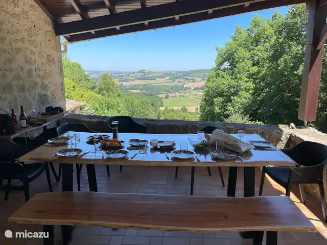 Maison Larroque - 6p | France, Lot-et-Garonne, Lacepede - maison de vacances Vue depuis la terrasse