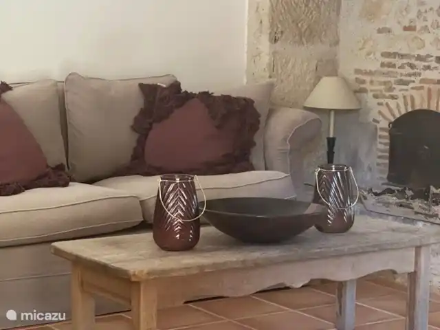 Location de Vacances France, Lot-et-Garonne, Lacepede, gîte / cottage -  Gîte Larroque - 4p Salon en gîte