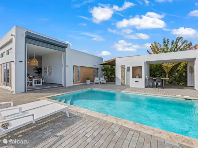 Casa Koba | Curaçao, Banda Abou (ouest), Big Mountain - villa Piscine avec barbecue Basterd attenant et table de bar