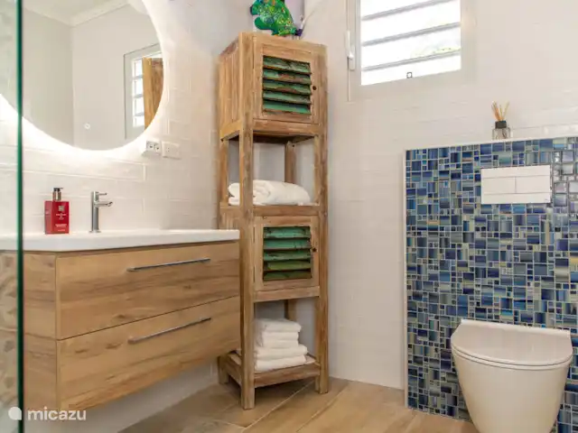 Kasita Di Mama  huren in Bonaire, Bonaire, Kralendijk - vakantiehuis Badkamer met toilet