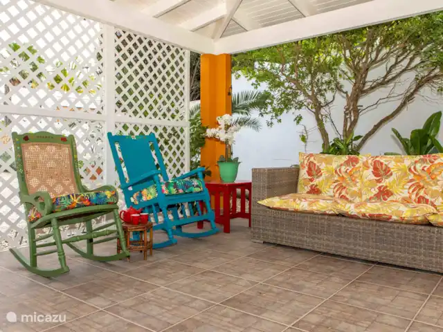 Kasita Di Mama  huren in Bonaire, Bonaire, Kralendijk - vakantiehuis terras