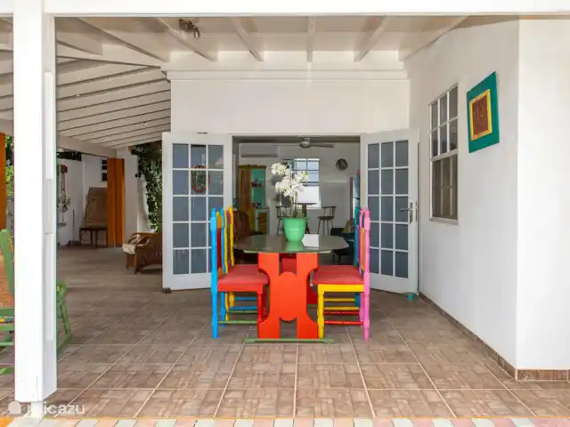 Kasita Di Mama  huren in Bonaire, Bonaire, Kralendijk - vakantiehuis terras