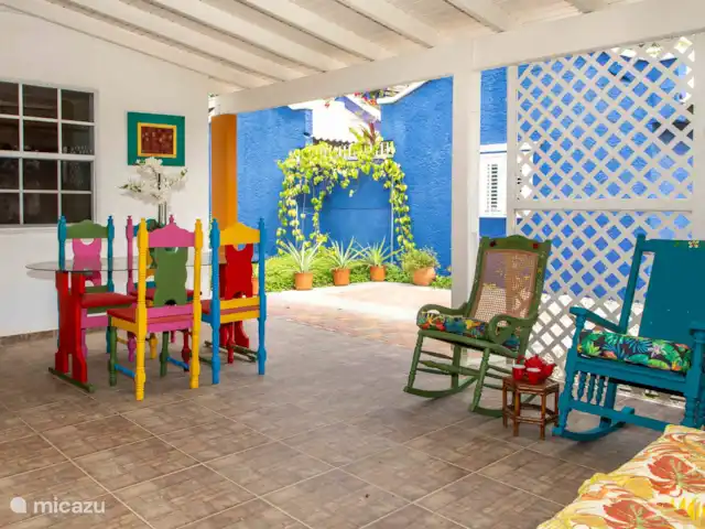 Kasita Di Mama  huren in Bonaire, Bonaire, Kralendijk - vakantiehuis terras
