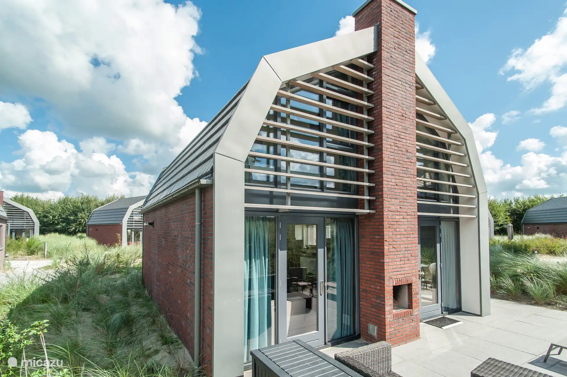 Achterzijde vakantiehuis