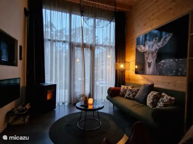 casa pequeña  en Países Bajos, Güeldres, Beekbergen – Veluwe Tiny House Estufa de pellets atmosférica