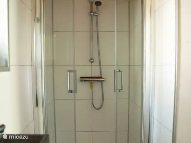 casa pequeña  en Países Bajos, Güeldres, Beekbergen – Veluwe Tiny House Amplia ducha a ras de suelo