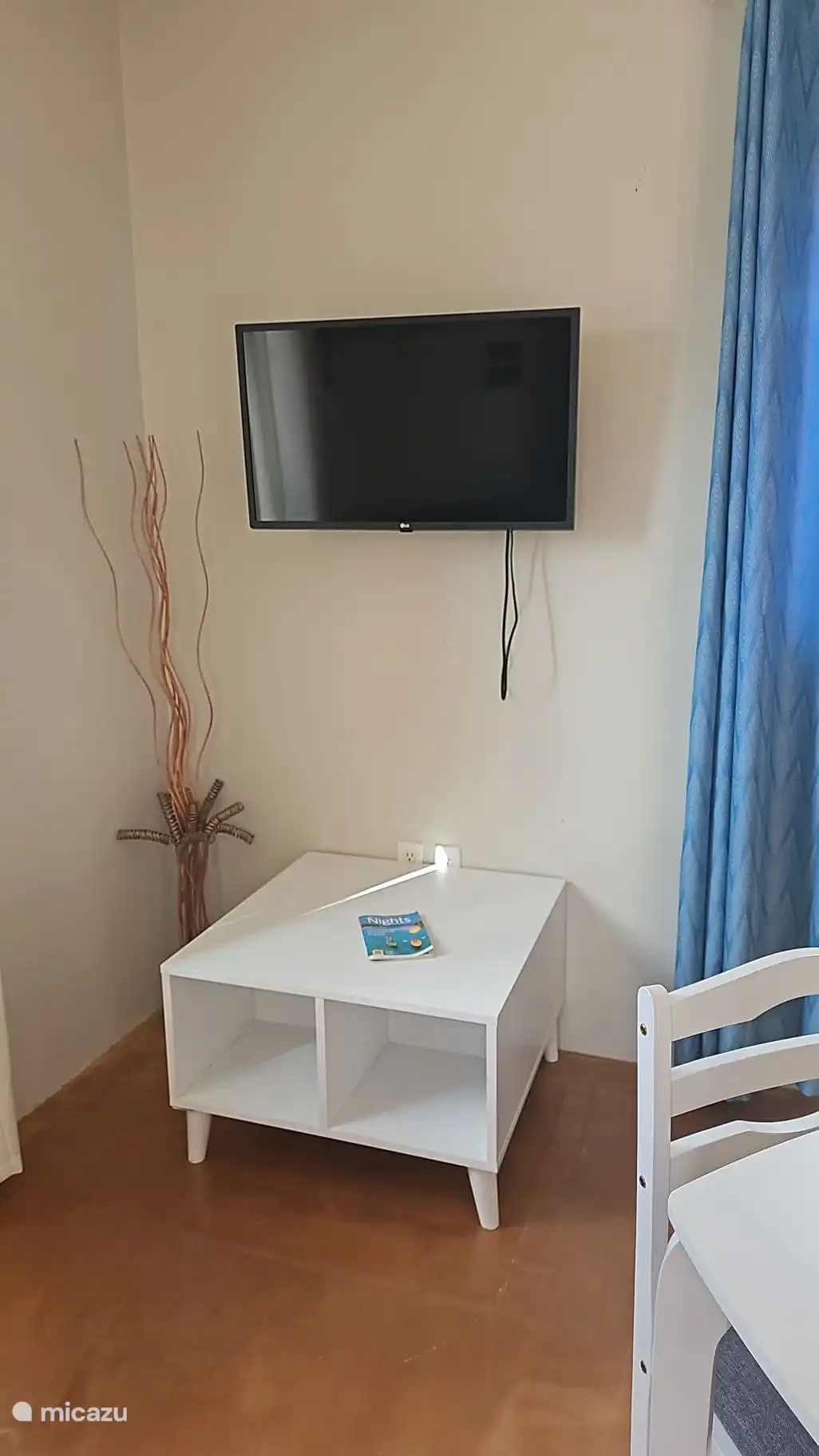 TV with many international channels and there is also Wifi available