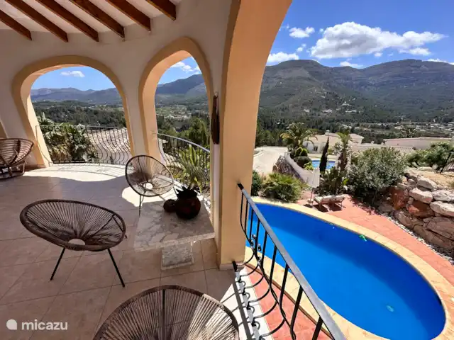 Location de Vacances Espagne, Costa Blanca, Benigembla, villa - LECQASA  Vue du lever au coucher du soleil